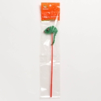 Дразнилка "Мышь на палочке", зелёная Дразнилка "Мышь на палочке", зелёная