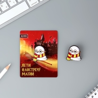 Значок деревянный &laquo;Сова&raquo;, 3,5 х 3,2 см