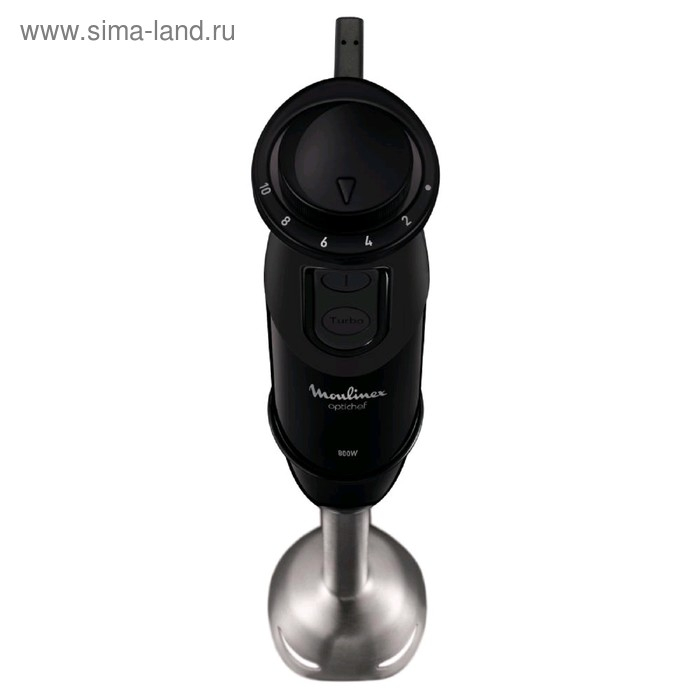 Блендер Moulinex DD64K832, погружной, 800 Вт, 10 скоростей, 0.8 л, 3 насадки, чёрный Блендер Moulinex DD64K832, погружной, 800 Вт, 10 скоростей, 0.8 л, 3 насадки, чёрный