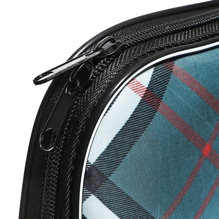 Папка для чертежей и рисунков А3, 470 х 350 х 20 мм, с ручками, текстильная, Calligrata Папка для чертежей и рисунков А3, 470 х 350 х 20 мм, с ручками, текстильная, Calligrata "Клетка"