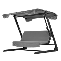 Качели садовые Афина, графит, 208 х 151 х 175 см, максимальная нагрузка 250 кг Качели садовые Афина, графит, 208 х 151 х 175 см, максимальная нагрузка 250 кг