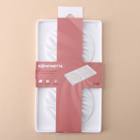 Форма для муссовых десертов и выпечки KONFINETTA &laquo;Зебрано&raquo;, силикон, d=13,2 см, 30,5&times;18 см, цвет белый