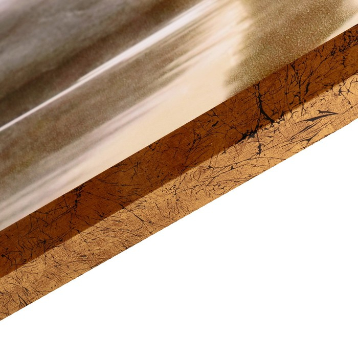 Картина "Лебеди и туман" 57*157 см