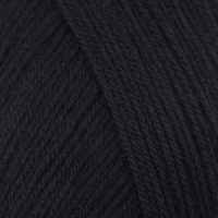 Пряжа "Детская новинка" 100% акрил 200м/50гр (02-Черный) Пряжа "Детская новинка" 100% акрил 200м/50гр (02-Черный)