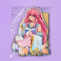 Фигурка аниме &laquo;Девушка с кроликами&raquo;, 11 х 14,9 см, дерево