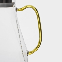 Кувшин стеклянный Magistro &laquo;Богема. Льдинка&raquo;, 1,8 л, 9&times;17&times;20 см, с крышкой