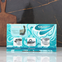 Кастрюля &laquo;Ирида&raquo;, 5,2 л, d=22 см, стеклянная крышка, капсульное дно, индукция