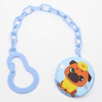 Держатель для соски - пустышки &laquo;ТРЕНД. Собачки&raquo;, на цепочке, виды МИКС