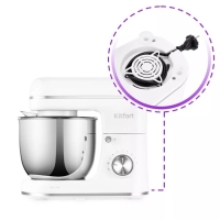 Миксер Kitfort КТ-3414, планетарный, 1300 Вт, 5 л, 8 скоростей, импульсный режим, белый Миксер Kitfort КТ-3414, планетарный, 1300 Вт, 5 л, 8 скоростей, импульсный режим, белый