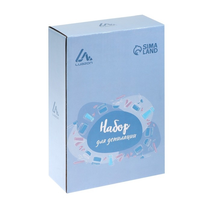 Набор для депиляции Luazon Воскоплав кассетный, 80 Вт, воск, полоски для депиляции Набор для депиляции Luazon Воскоплав кассетный, 80 Вт, воск, полоски для депиляции