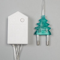 Гирлянда &laquo;Бахрома&raquo; 2.4 &times; 0.9 м с насадками &laquo;Сердце&raquo;, IP20, прозрачная нить, 186 LED, свечение мульти, 8 режимов, 220 В