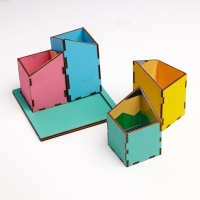 Органайзер для канцелярии "Карандаши" 15,5х15,5х13,5 см Органайзер для канцелярии "Карандаши" 15,5х15,5х13,5 см