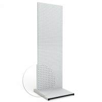 Перфорированный стенд, 60&times;45,5&times;182,5 см, шаг 2,5 см, цвет серый