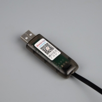 Умная гирлянда &laquo;Нить&raquo; 6 м с насадками &laquo;Звёздочки&raquo;, IP20, тёмная нить, 20 LED, свечение RGB, USB