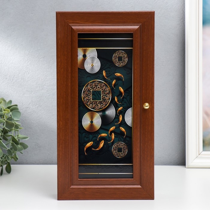 Ключница Ключница "Рыбки" орех 16х31 см МИКС