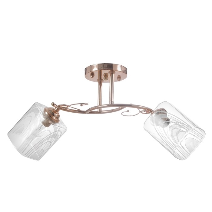 Люстра потолочная Люстра потолочная "Мари" 2х40Вт Е27 Цвет: Золото