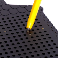 Планшет обучающий «Магнитное рисование», цвет чёрный, 375 отверстий Планшет обучающий «Магнитное рисование», цвет чёрный, 375 отверстий