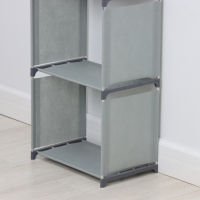 Стеллаж для хранения многофункциональный LaDо́m, 41&times;27&times;125 см, цвет серый