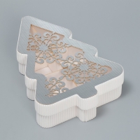 Коробка подарочная &laquo;Ёлка&raquo;, 23 х 13 х 5 см, Новый год