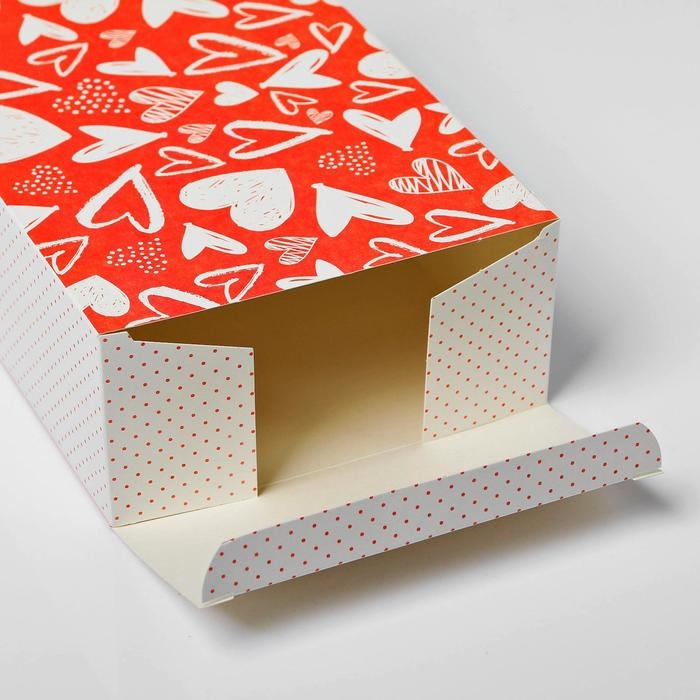 Коробка подарочная складная, упаковка, &laquo;С любовью&raquo;, 16 х 23 х 7.5 см