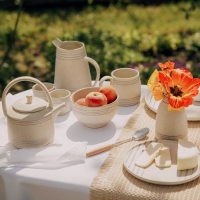 Чайник заварочный керамический SL Home &laquo;Райяс&raquo;, 1 л, 18&times;13&times;20,5 см, цвет бежевый