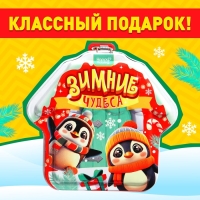 Новый год! Игрушка-сюрприз «Зимние чудеса», 2в1, мялка и бусы, 9 × 9 см Новый год! Игрушка-сюрприз «Зимние чудеса», 2в1, мялка и бусы, 9 × 9 см