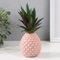Сувенир керамика "Розовый ананас" 7х7х17,5 см Сувенир керамика "Розовый ананас" 7х7х17,5 см