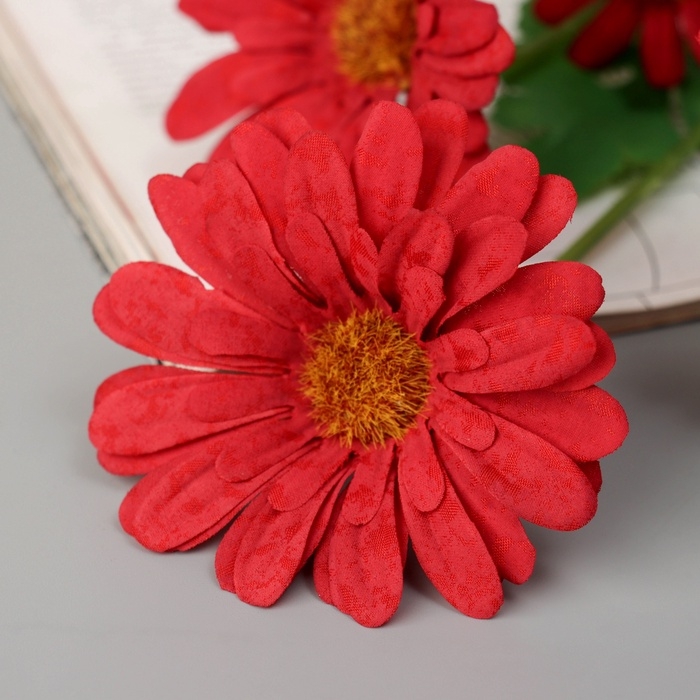 Цветы искусственные "Космея леди галант" 57х8 см, красный