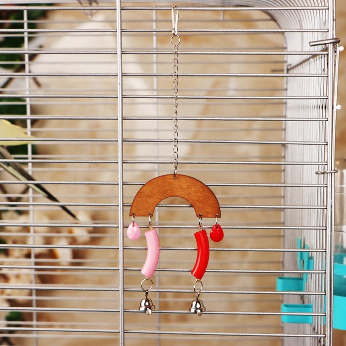 Игрушка для птиц Игрушка для птиц "Подкова", микс