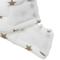 Противоударная Шапка - шлем для детей, Маленькие звезды, цвет белый