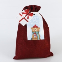 Мешок подарочный &laquo;Подарок для тебя&raquo;, 20 х 30 см +/- 1.5 см, Новый год