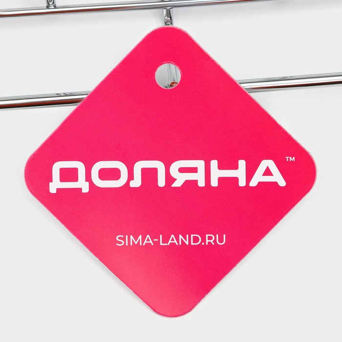 Полка на рейлинг с крючками Доляна, 29×10×17 см, цвет хромированный Полка на рейлинг с крючками Доляна, 29×10×17 см, цвет хромированный