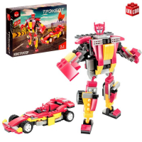 Конструктор-трансформер &laquo;Спорткар&raquo;, 129 деталей, цвета МИКС