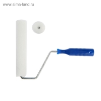 Набор малярный ТУНДРА, валик, поролон, 180 мм, рукоятка d=6 мм, D=15 мм, 2 запасных шубки