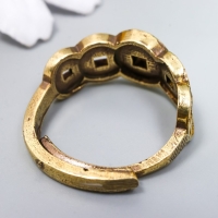 Сувенир латунь "Денежное кольцо - пять императоров" 2,1х2,1 см Сувенир латунь "Денежное кольцо - пять императоров" 2,1х2,1 см