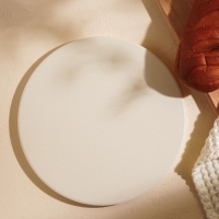 Пекарский камень SL Home &laquo;Вомеро&raquo;, d=30 см, толщина 1,5 см, цвет бежевый