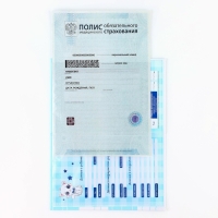Папка для медицинского полиса &laquo;Наш котёнок&raquo;, 17,5 х 11,3 см.