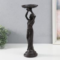 Подсвечник чугун на 1 свечу "Богиня" 10,5х12х36 см Подсвечник чугун на 1 свечу "Богиня" 10,5х12х36 см