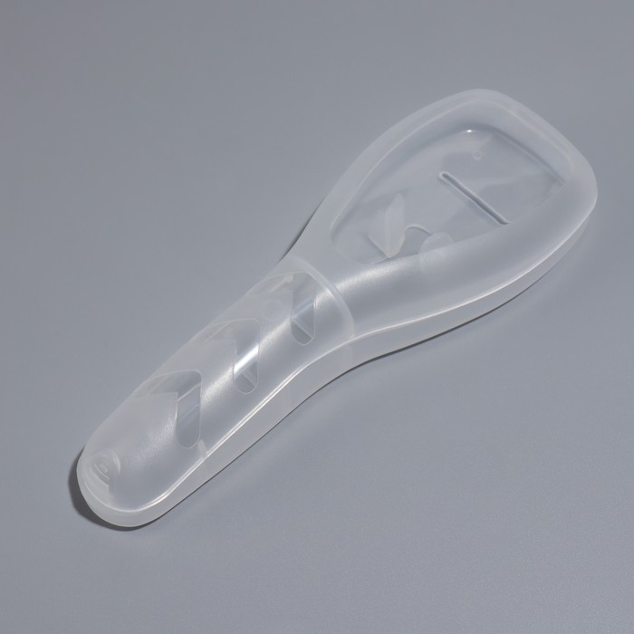 Органайзер для бритвы, с крышкой, 16,6 &times; 5,2 &times; 3 см, цвет прозрачный