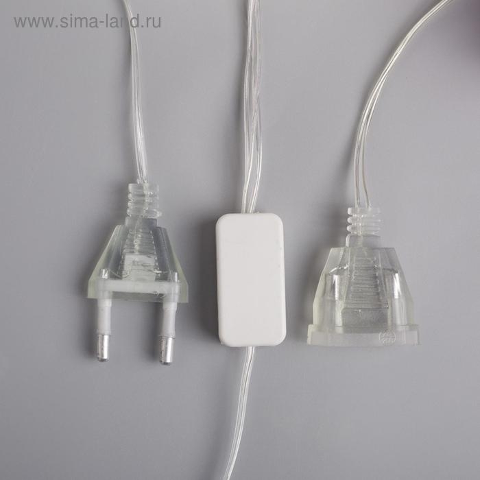 Гирлянда «Нить» 5 м с насадками «Розы зелёные», IP20, прозрачная нить, 20 LED, свечение тёплое белое, 220 В Гирлянда «Нить» 5 м с насадками «Розы зелёные», IP20, прозрачная нить, 20 LED, свечение тёплое белое, 220 В