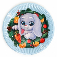 Новогодний Набор бумажной посуды одноразовый Игристого праздника!&raquo;, на новый год