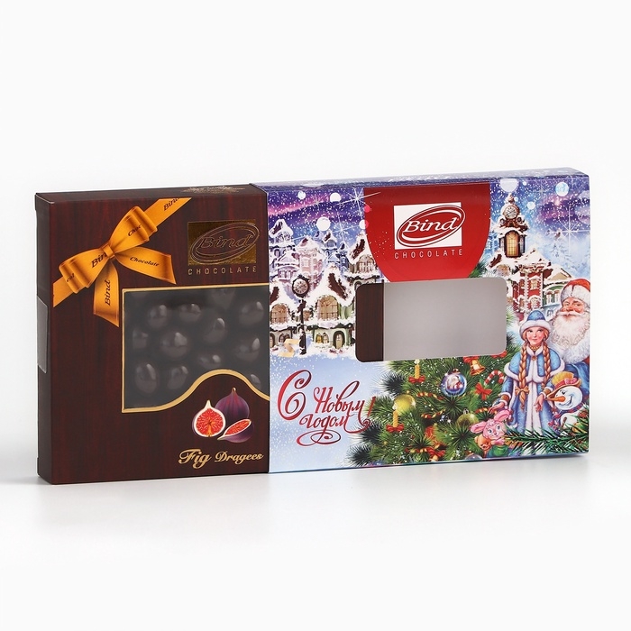 Шоколадное драже &laquo;Инжир в темном шоколаде&raquo;, 100 г