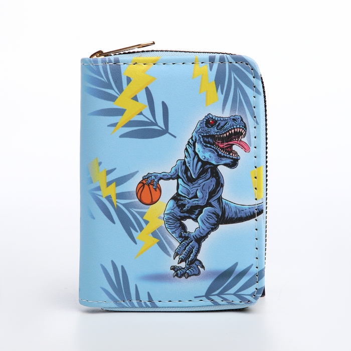 Кошелёк детский на молнии &laquo;Выбражулька&raquo;, цвет голубой