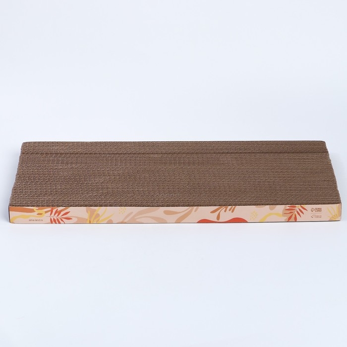 Когтеточка из картона с кошачьей мятой «Нежность», 45 см х 20 см х 3 см Когтеточка из картона с кошачьей мятой «Нежность», 45 см х 20 см х 3 см