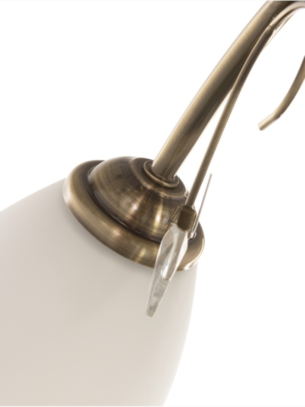 Люстра "Луиза" 5х40Вт Е27 бронза 58х58х26см