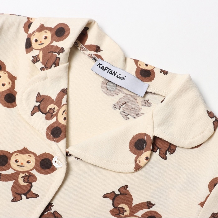 Пижама детская KAFTAN Чебурашка р.32 (110-116) Пижама детская KAFTAN Чебурашка р.32 (110-116)