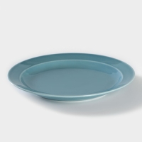 Тарелка мелкая &laquo;Акварель&raquo;, d=24 см, цвет голубой