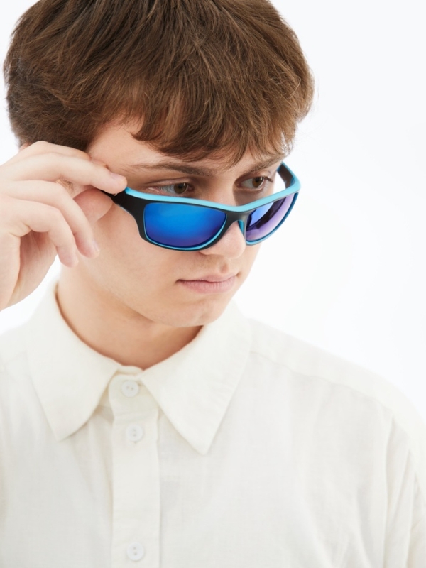 Очки солнечные спортивные поляризационные, uv 400, ширина 13.9 см, дужка 12.3 см