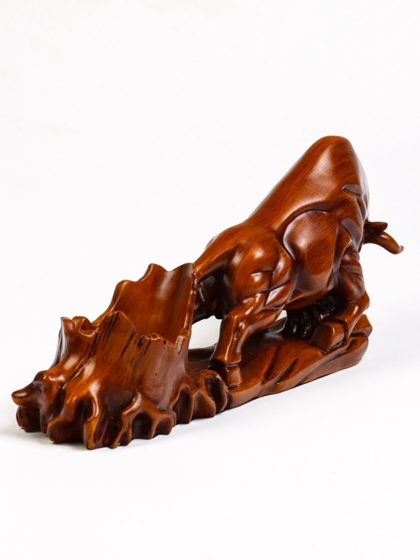 Подставка для бутылки "Бык" под дерево, 49.11.22см