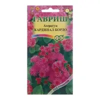 Семена цветов Агератум Хьюстона &laquo;Кардинал бордо&raquo;, 0.05 г, &laquo;Гавриш&raquo;